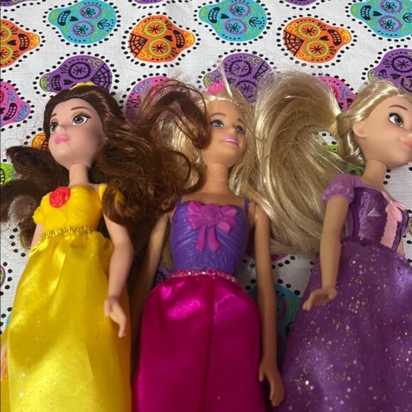 Barbie Doll set of 3 Disney Princesses - Picture 2 of 3